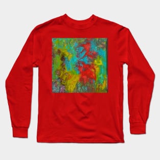 abstraction in green 2 Long Sleeve T-Shirt